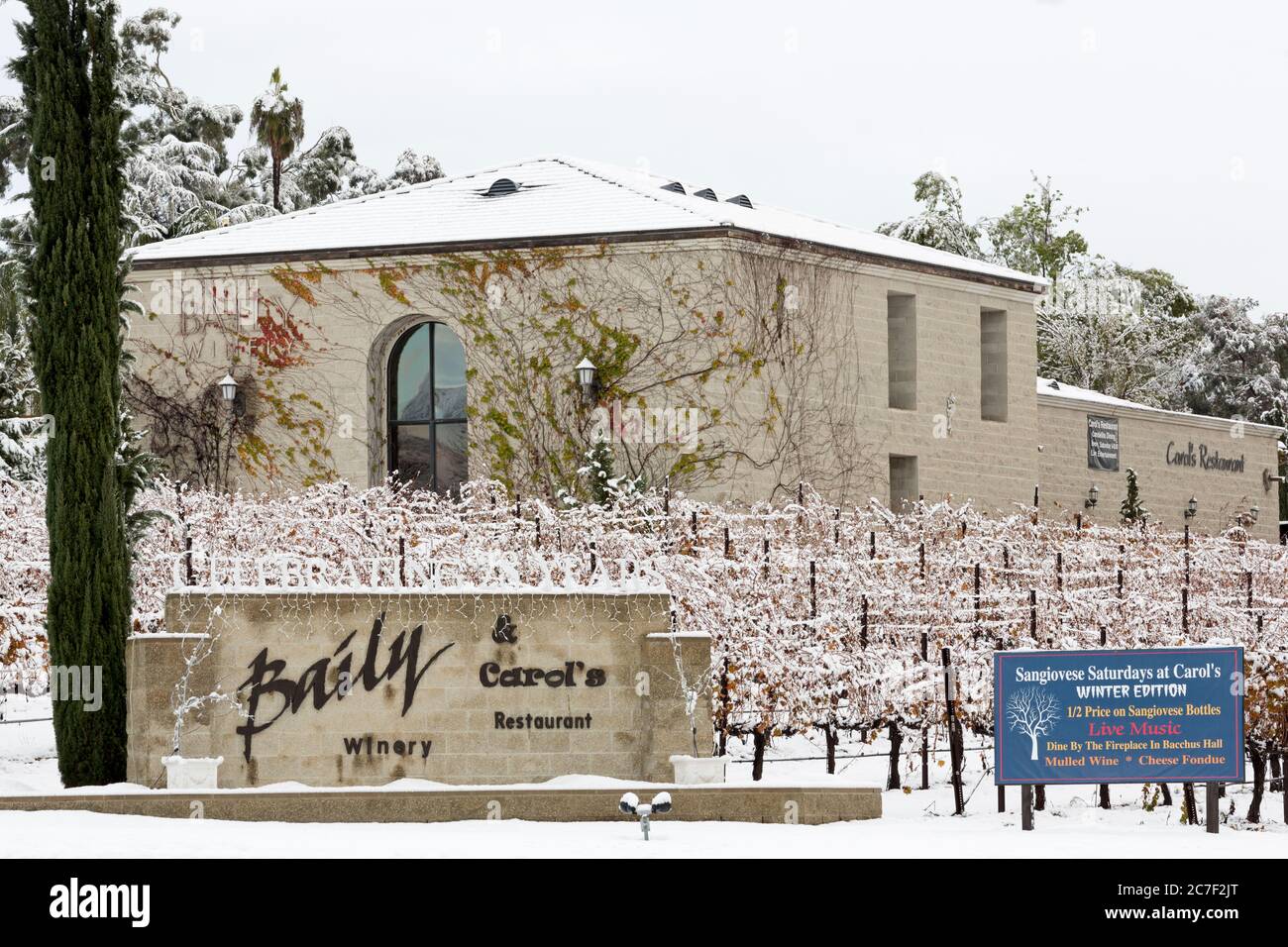 Baily Winery, Temecula Valley, Südkalifornien, USA Stockfoto