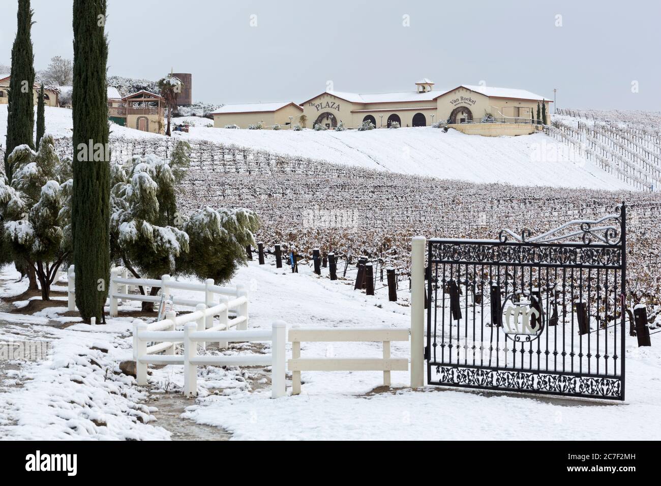 Van Roekel Winery, Temecula Valley, Südkalifornien, USA Stockfoto