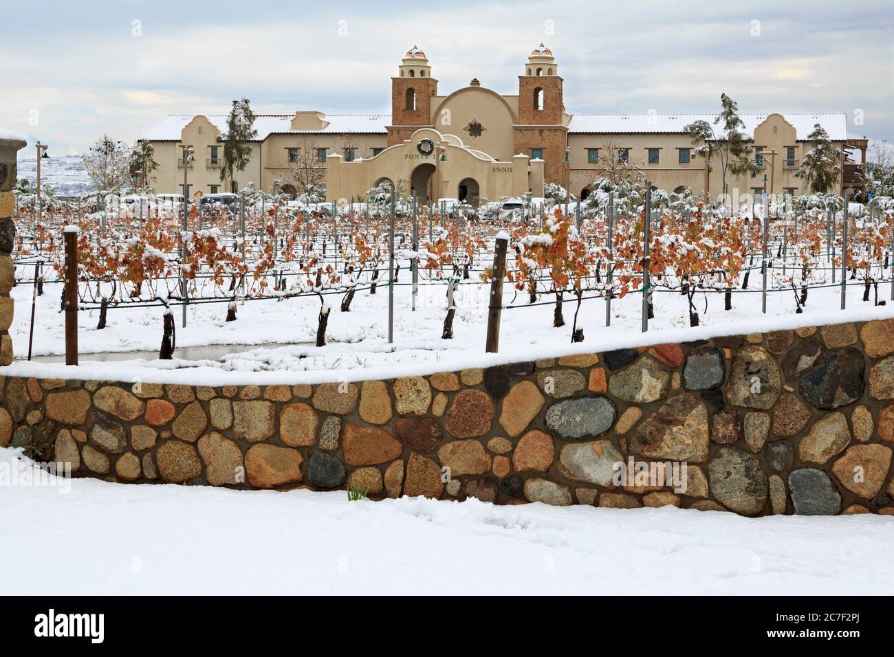 Ponte Winery Inn, Temecula Valley, Südkalifornien, USA Stockfoto