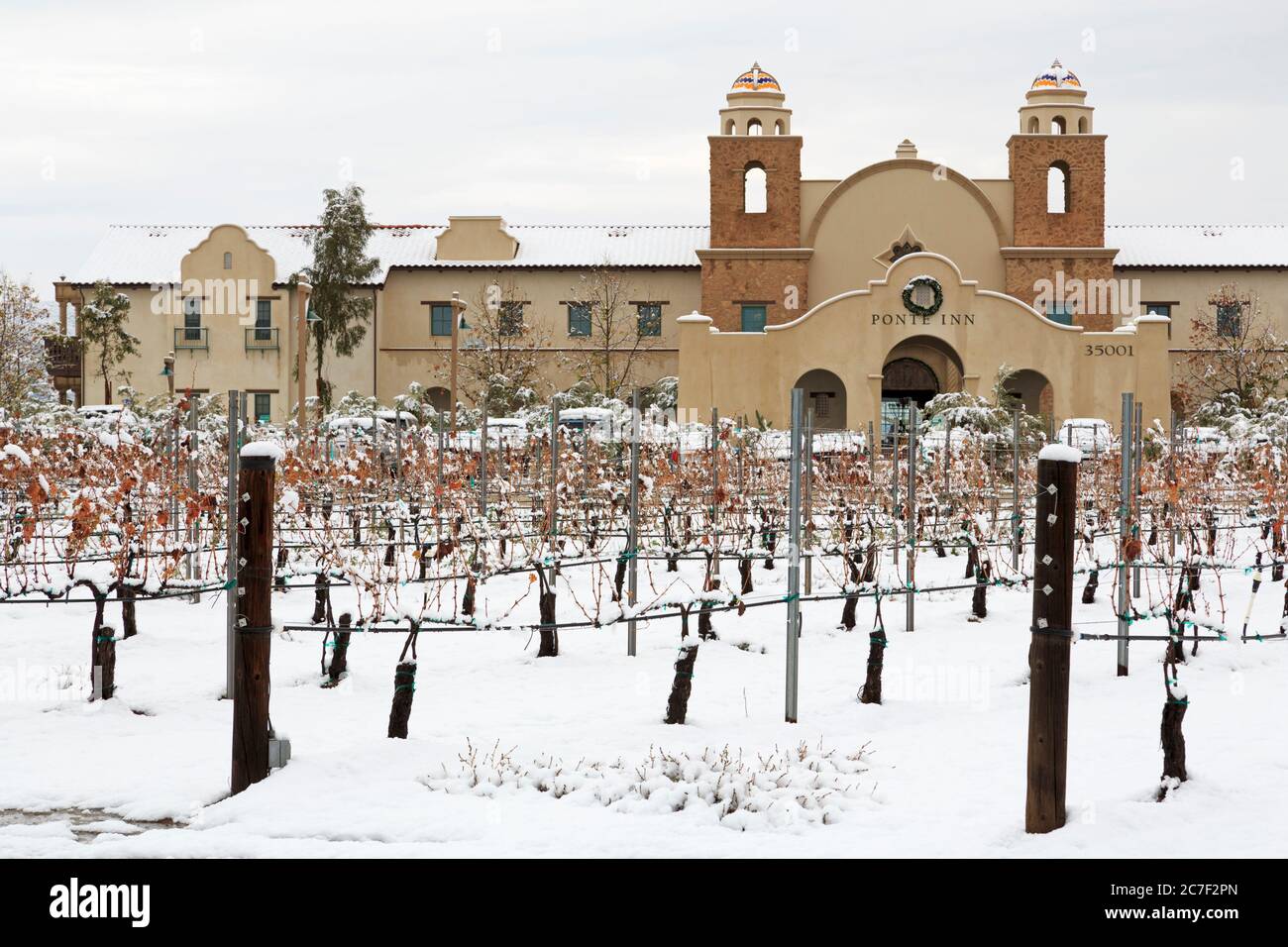 Ponte Winery Inn, Temecula Valley, Südkalifornien, USA Stockfoto