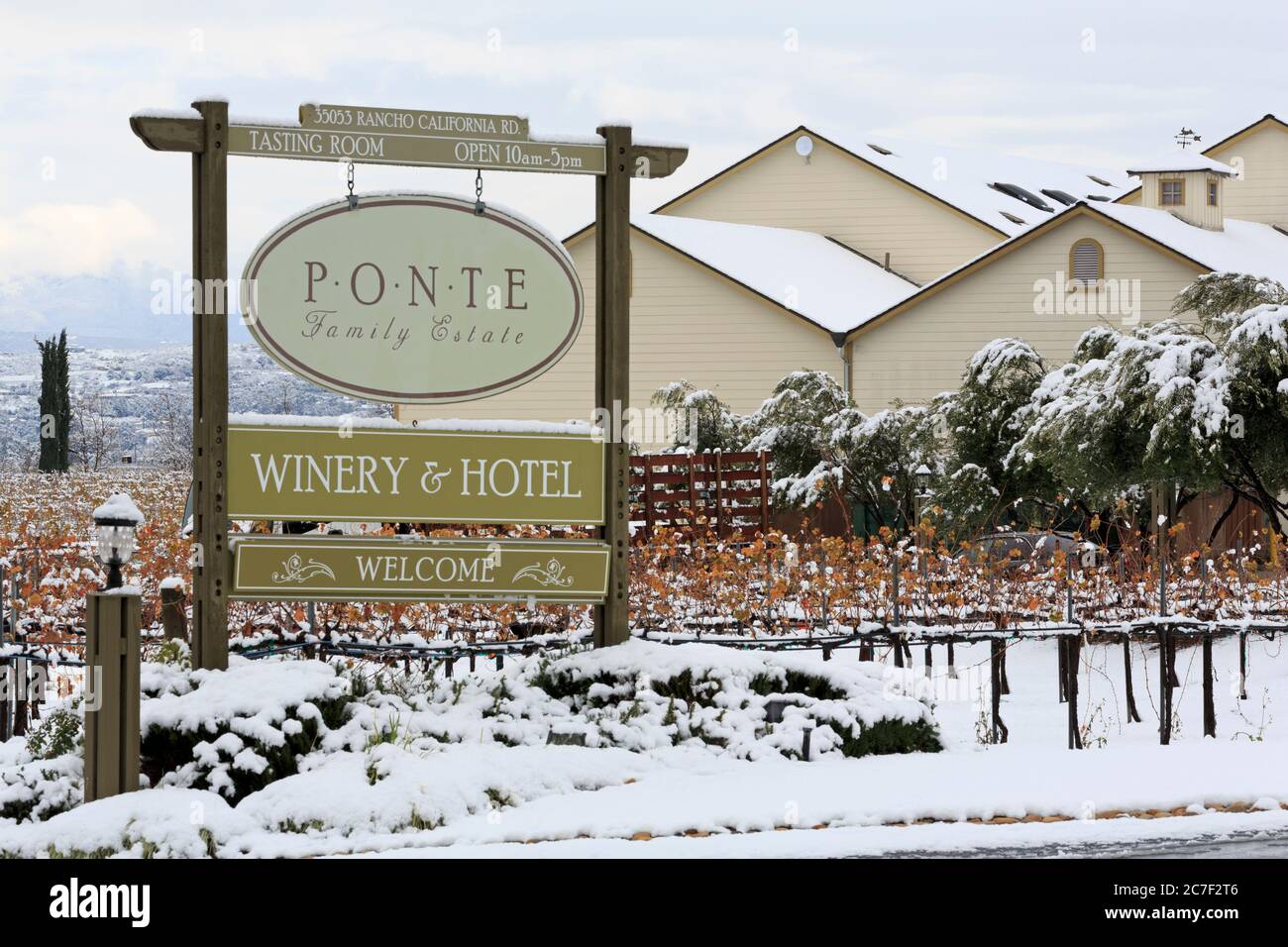 Ponte Winery, Temecula Valley, Südkalifornien, USA Stockfoto