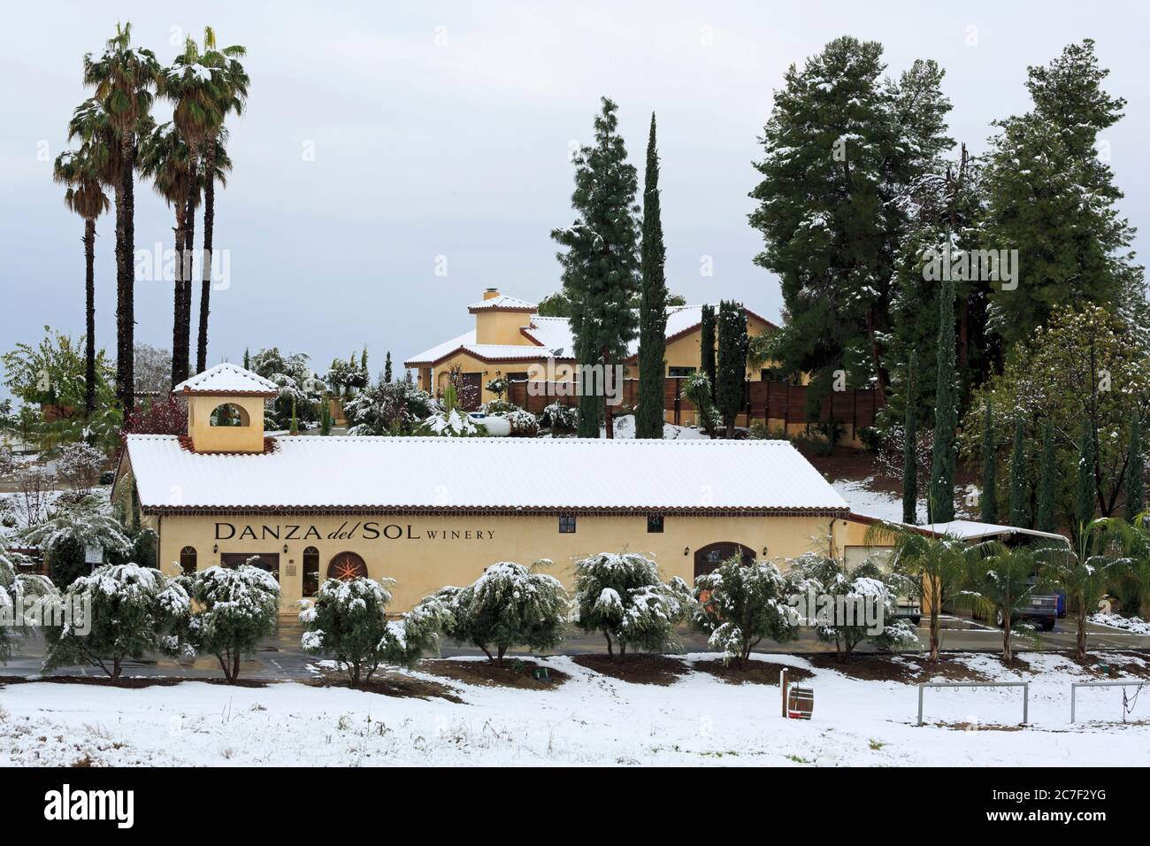 Danza Del Sol Weingut, Temecula Valley, Kalifornien, USA Stockfoto