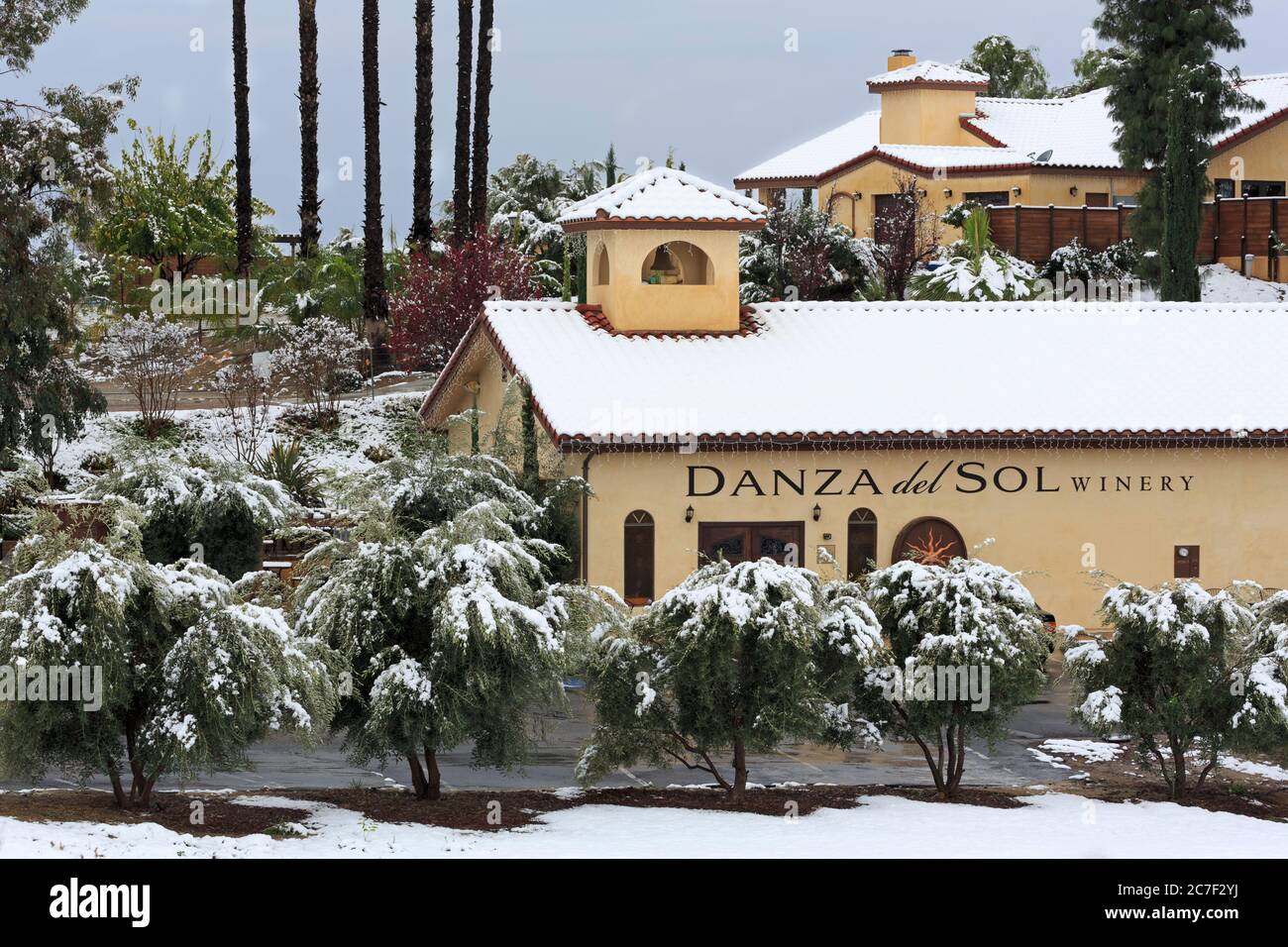 Danza Del Sol Weingut, Temecula Valley, Kalifornien, USA Stockfoto