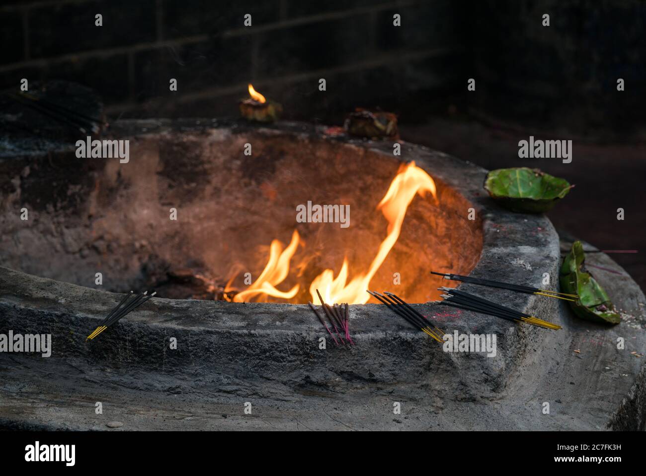 Muktinath Tempel, Muktinath, Lower Mustang, Nepal Stockfoto