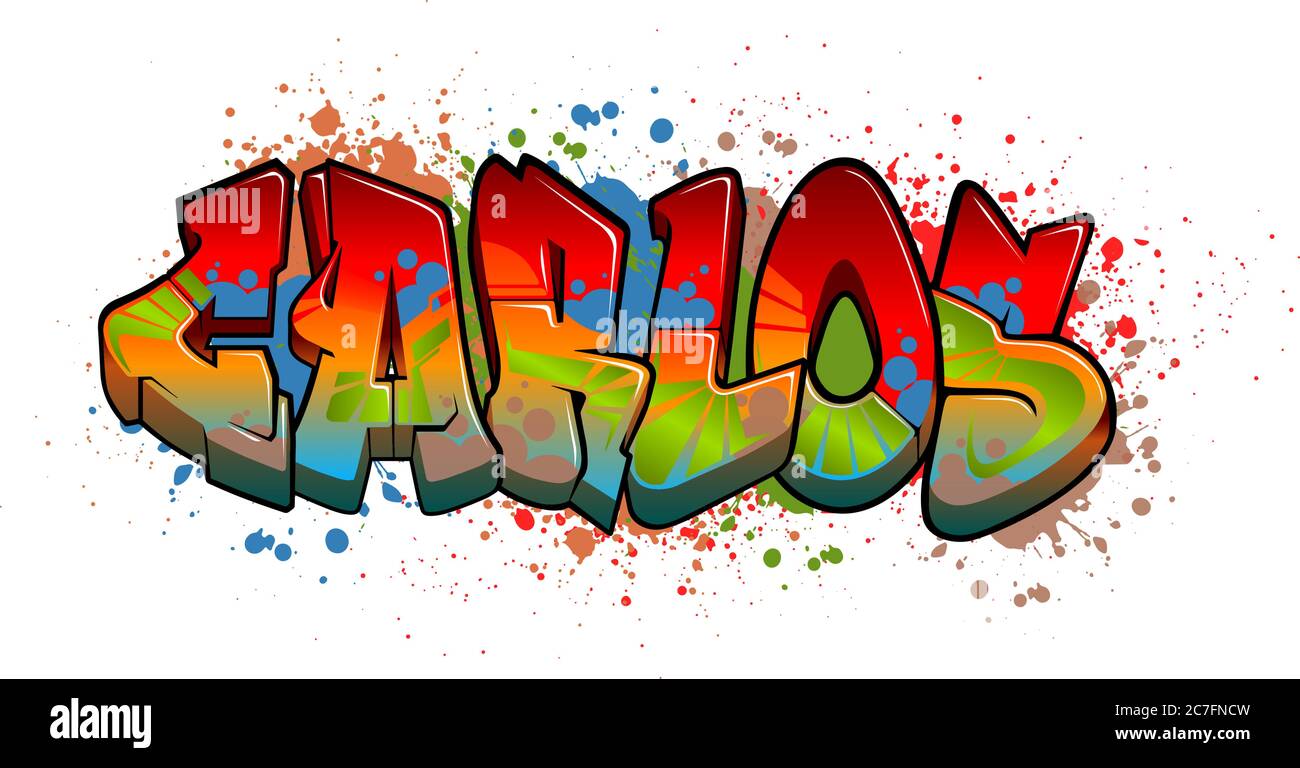 Graffiti Letters Stock Vektorgrafiken Kaufen Alamy