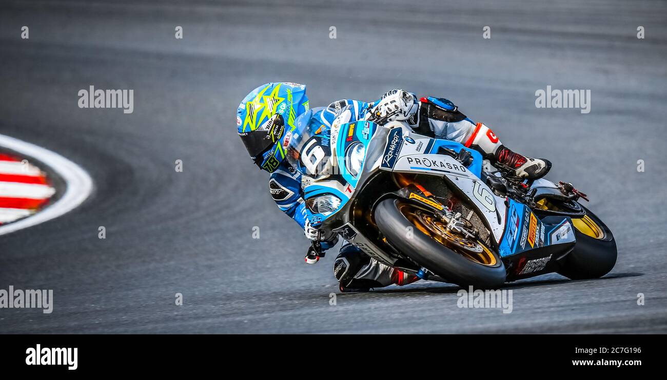 Oschersleben, 09. Juni 2019: BMW S1000RR vom Team ERC-BMW Motorrad Endurance tritt in der Motorsport Arena in die FIM Endurance World Championship ein Stockfoto