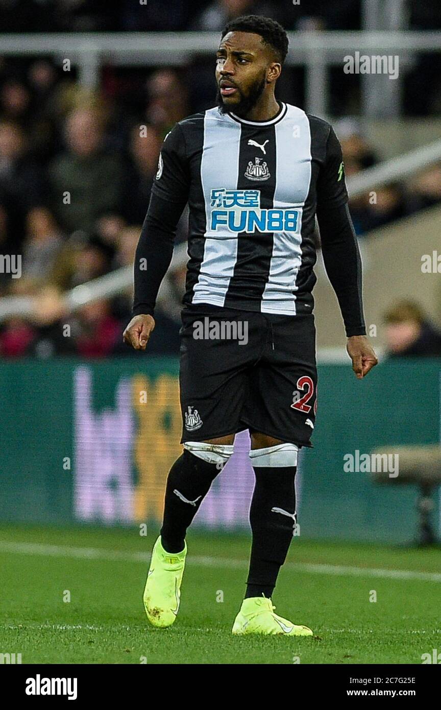 1. Februar 2020, St. James's Park, Newcastle, England; Premier League, Newcastle United gegen Norwich Stadt: Danny Rose (28) von Newcastle United Stockfoto