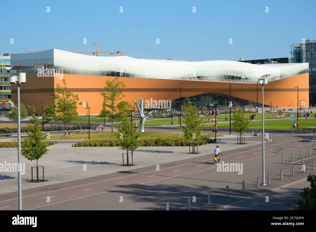 Helsinki Central Library Oodi, Finnland Stockfoto