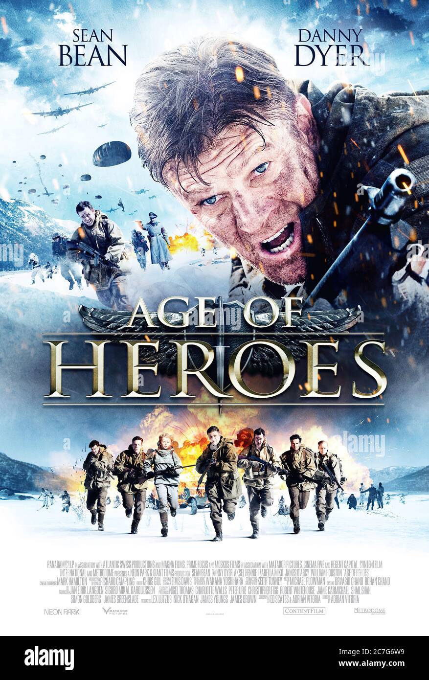 Age of Heroes - Filmposter Stockfoto