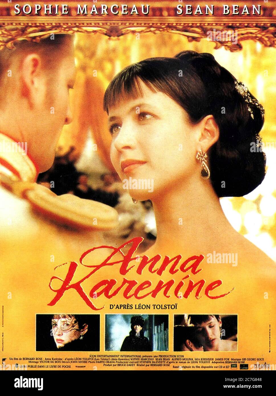 Anna Karenine - Filmplakat Stockfoto