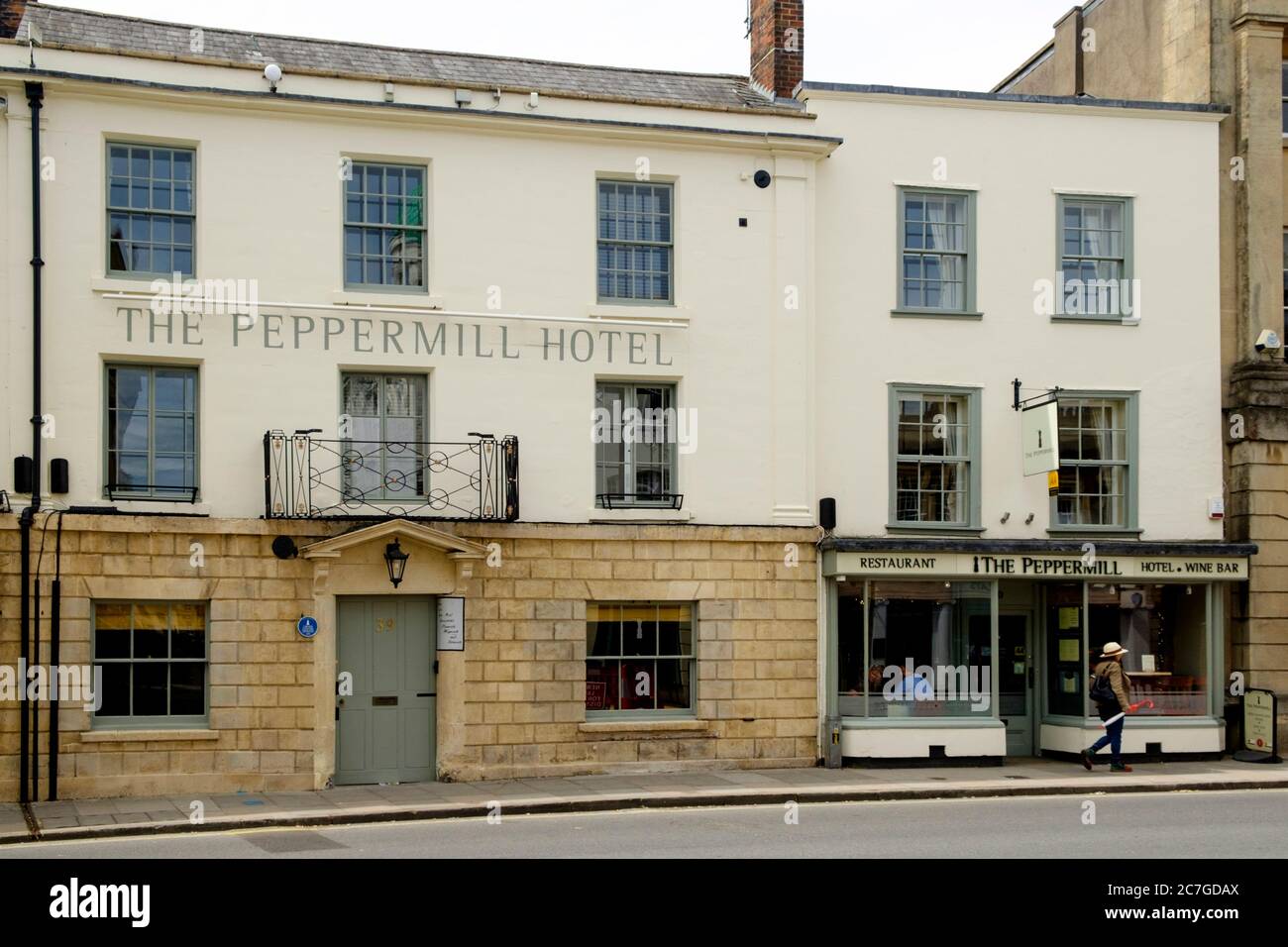 Rund um die marktstadt devizes von wiltshire. Das Peppermill Hotel Stockfoto