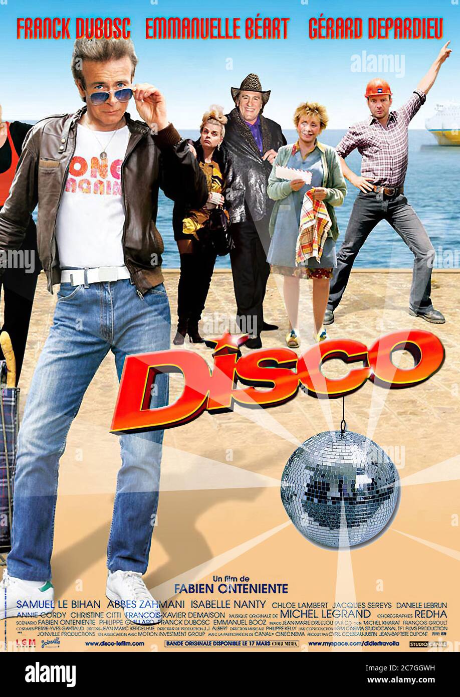 Disco - Filmposter Stockfoto