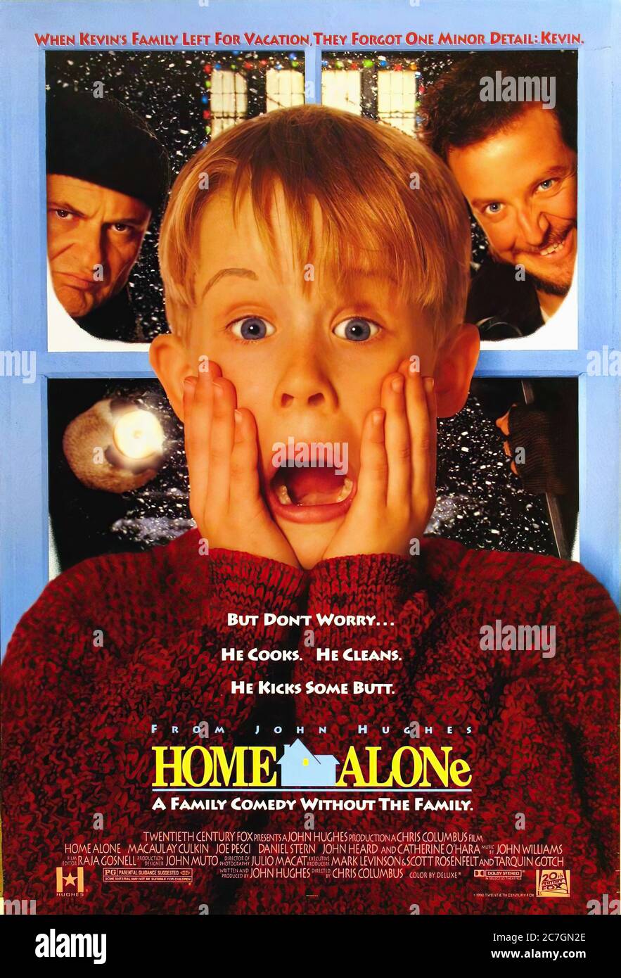 Home Alone - Filmposter Stockfoto