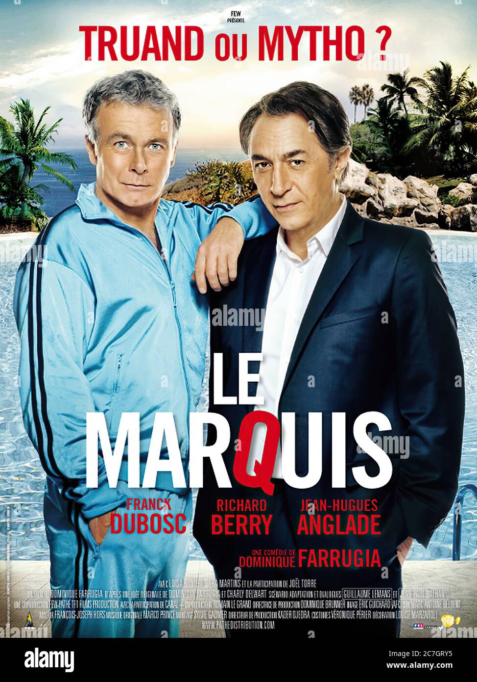 Le Marquis - Filmplakat Stockfoto