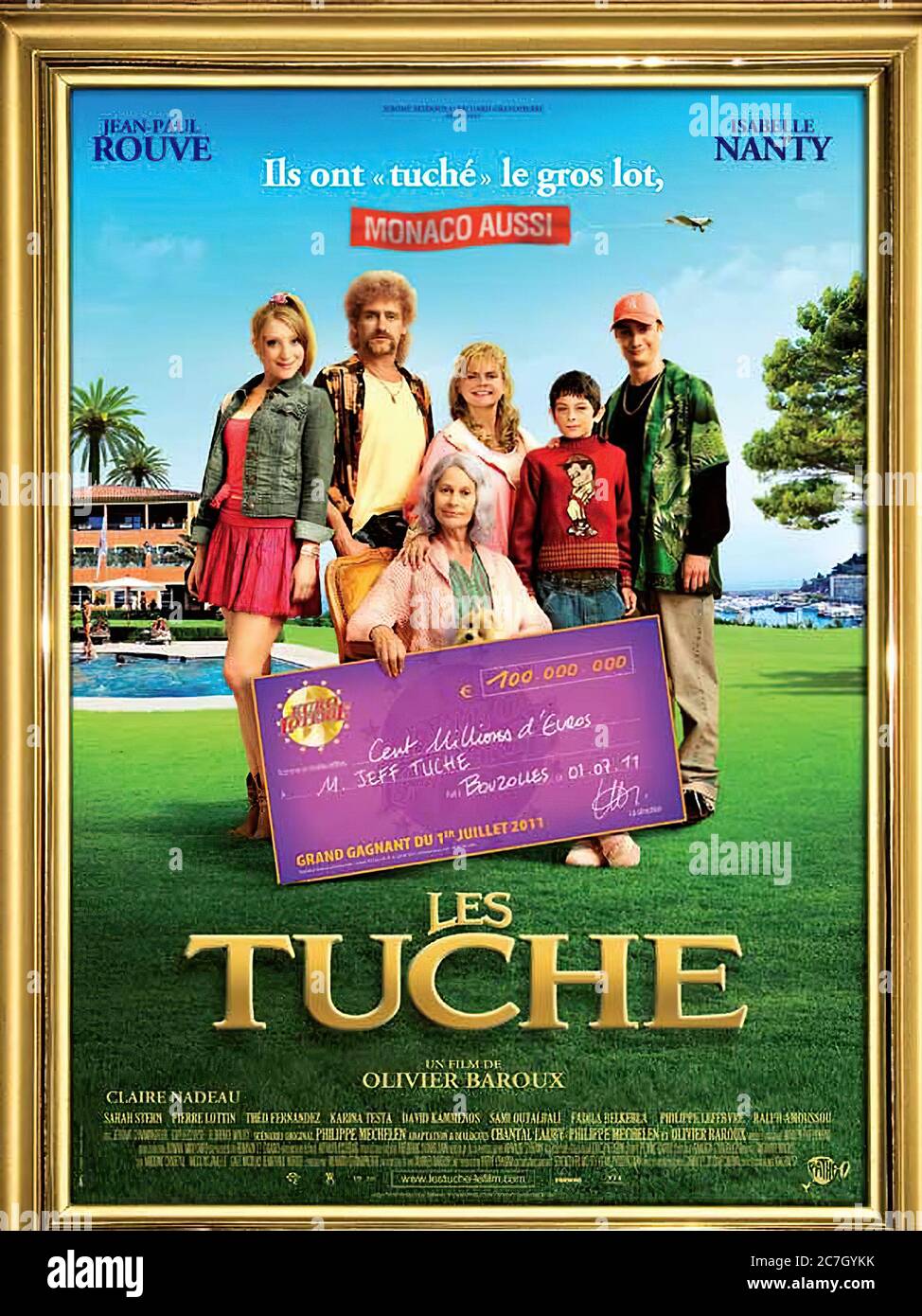 Les Tuche - Filmplakat Stockfoto