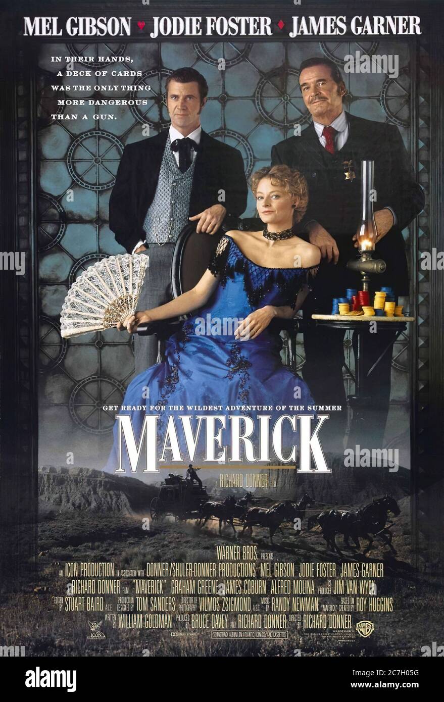 Maverick - Filmposter Stockfoto