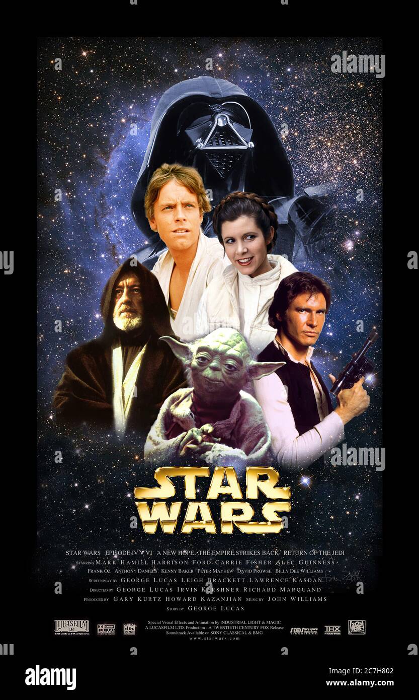 Star Wars - Filmplakat Stockfoto