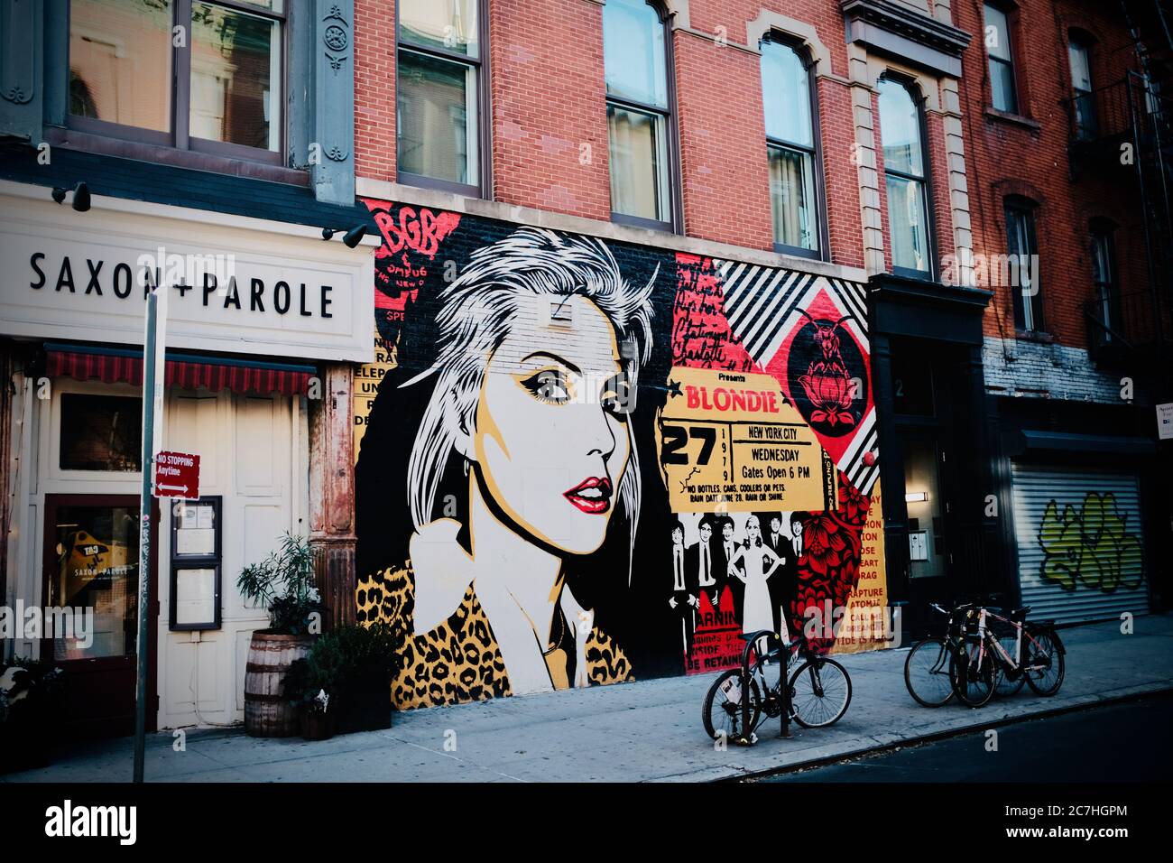 Debbie Harry Mural Stockfoto