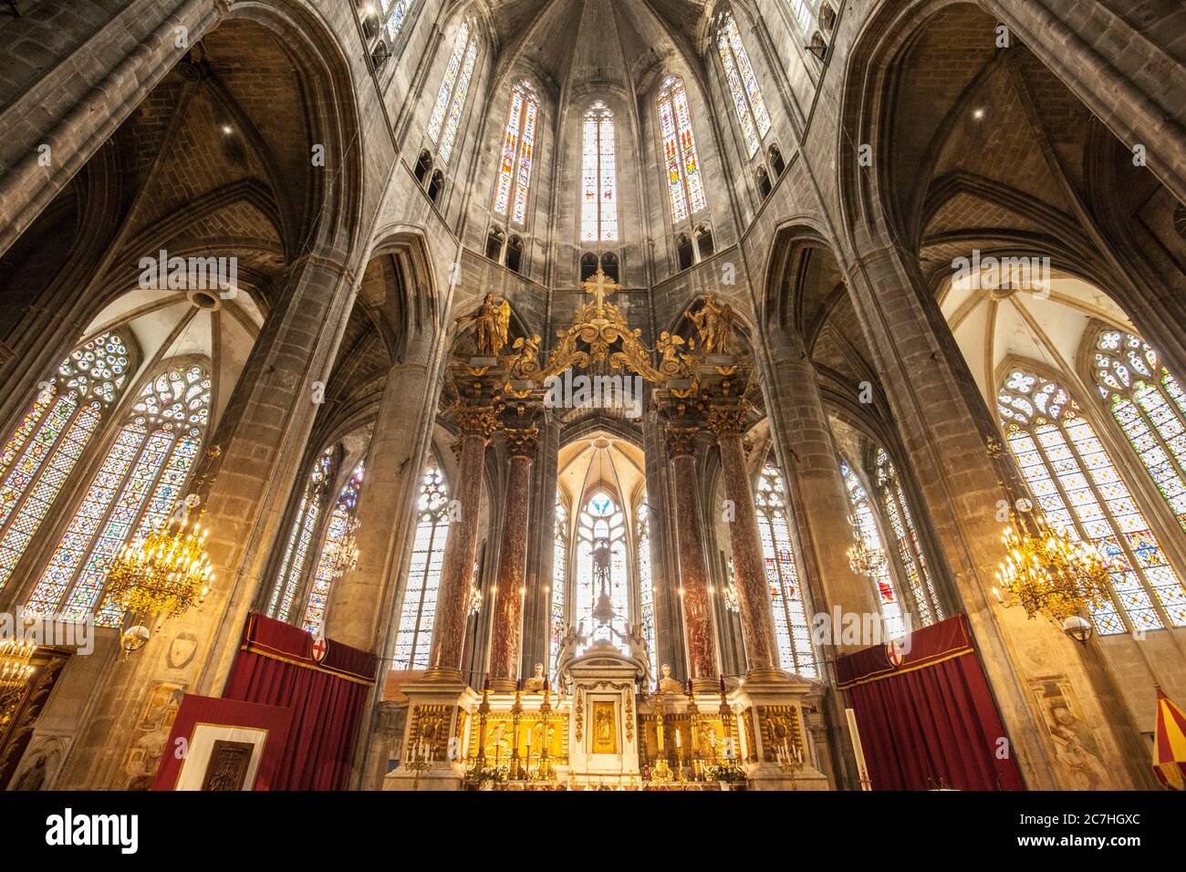 Saint Just et Passeur Cathedral, Narbonne, Frankreich, Frankreich Stockfoto