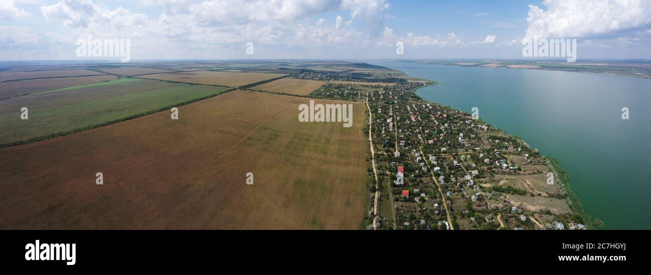 odessa ukraine Land Bauernhof Felder Panorama Stockfoto