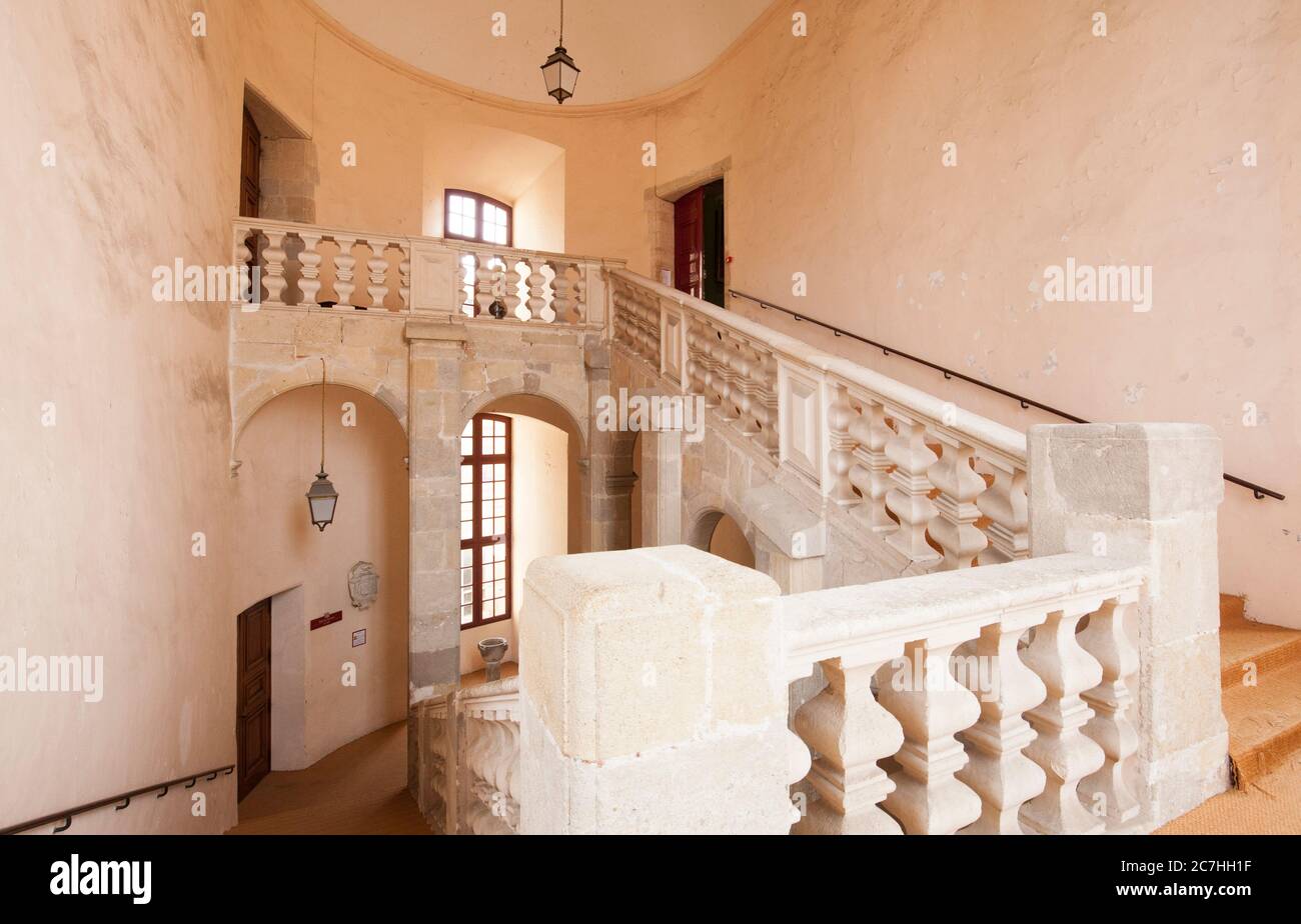 Palais des archeveques, Narbonne, Canal de la Robine, Frankreich, Frankreich Stockfoto