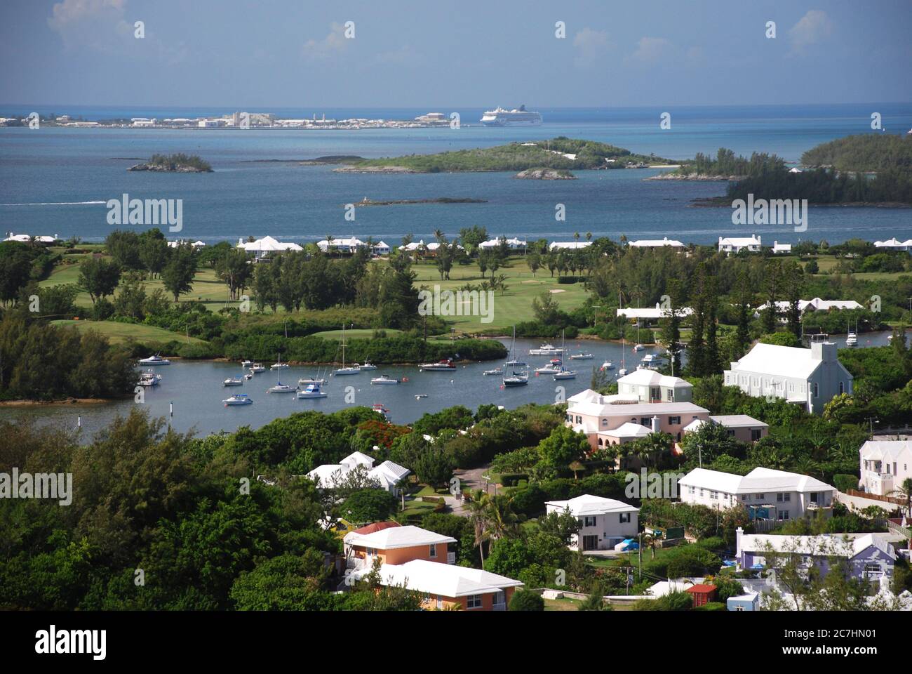 Jews Bay im wunderschönen Bermuda Stockfoto