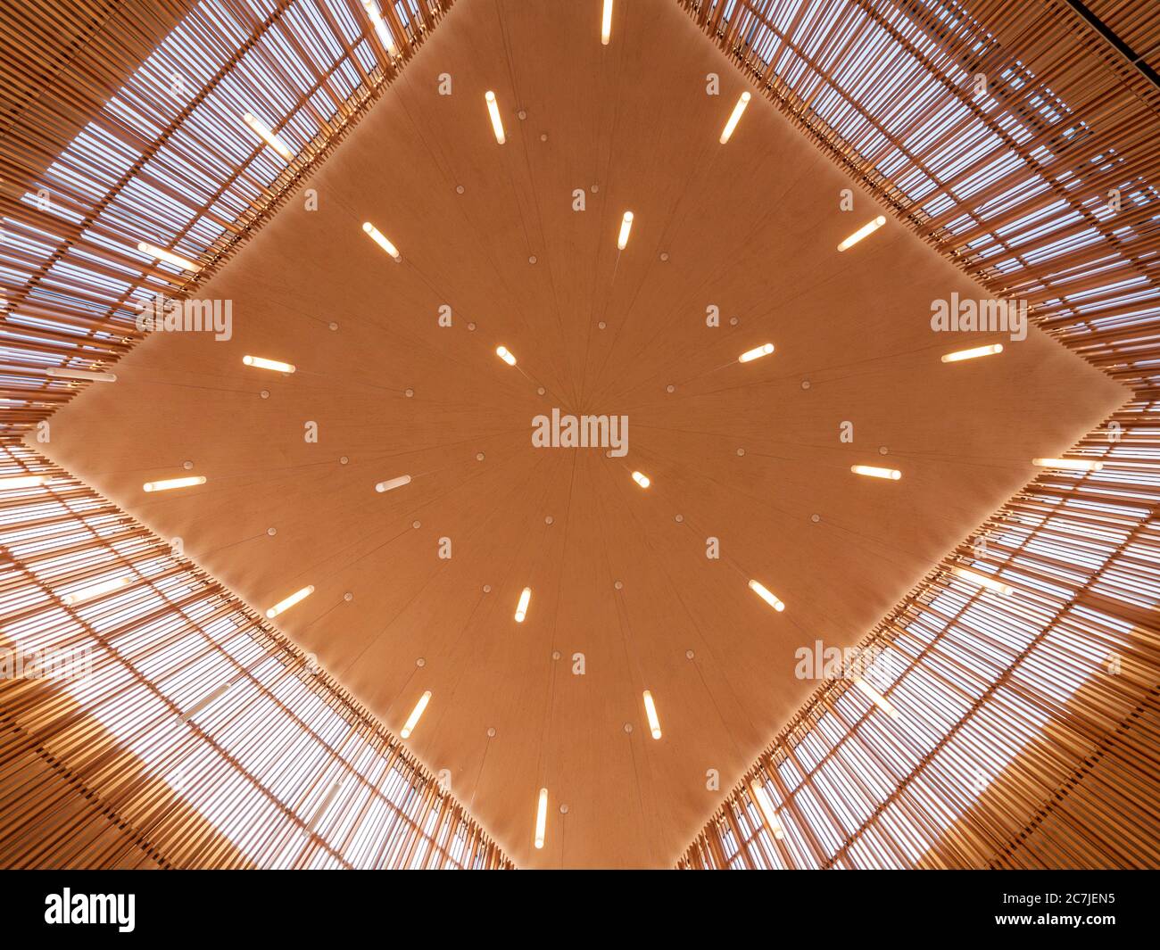 Regensburg, neue Synagoge innen, Bayern, Deutschland Stockfoto