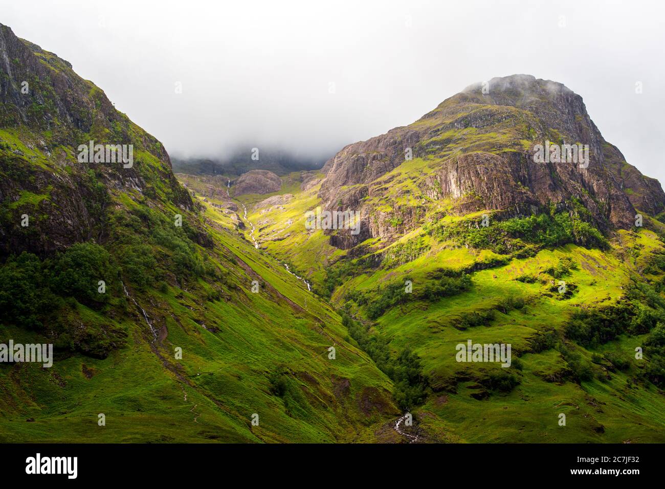 Die drei Schwestern in Glencoe, Schottland Stockfoto