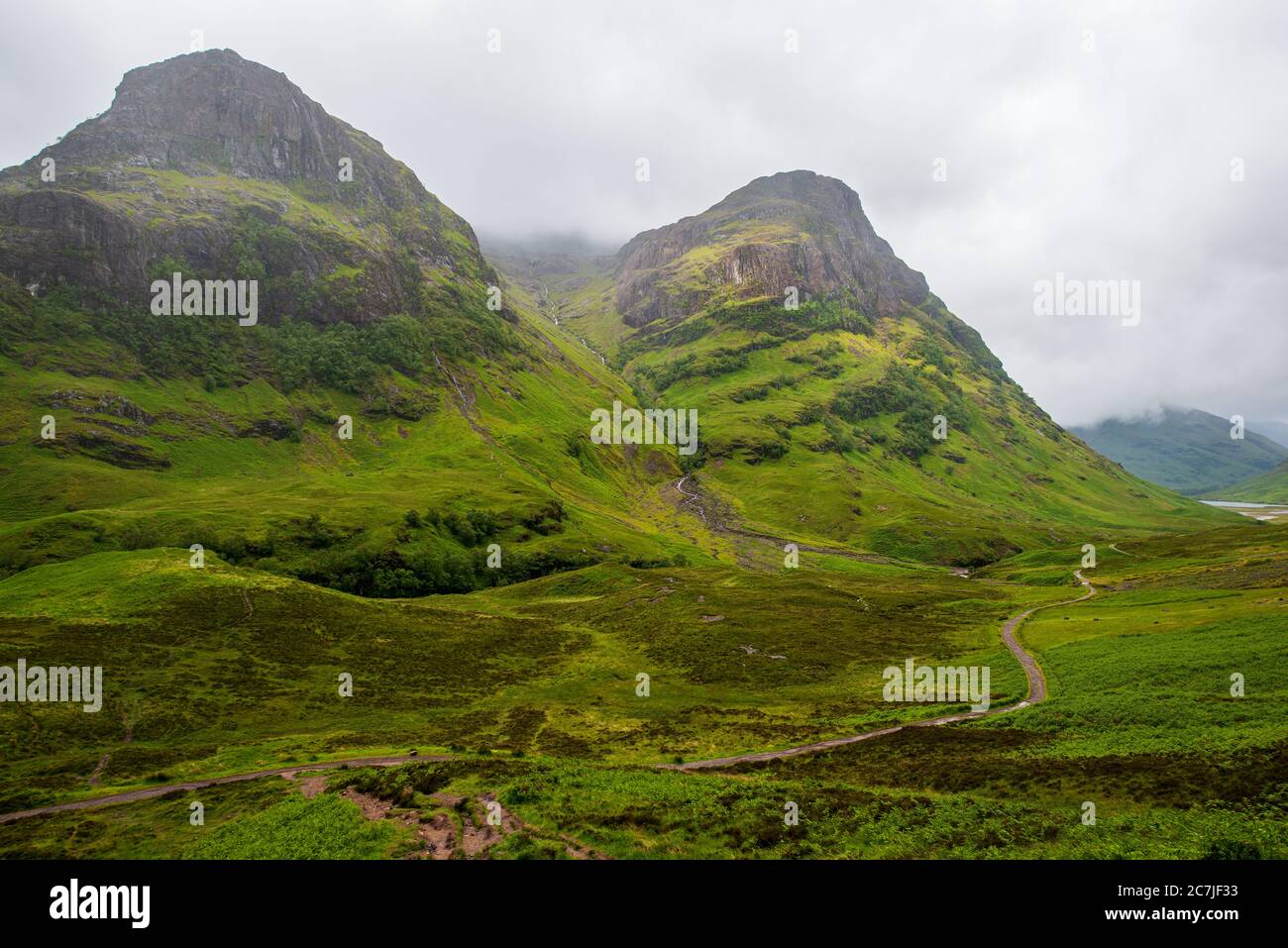 Die drei Schwestern in Glencoe, Schottland Stockfoto