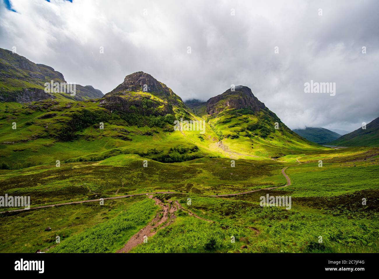 Die drei Schwestern in Glencoe, Schottland Stockfoto