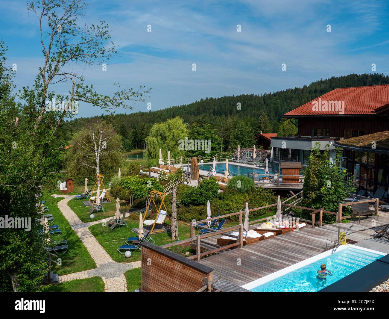 Hotel Riedlberg, Bayerischer Wald, Bayern, Deutschland Stockfoto