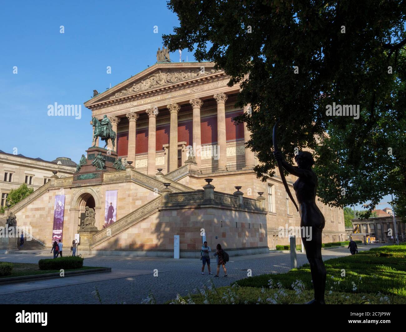 Alte Nationalgalerie, Museumsinsel, Berlin, Deutschland Stockfoto