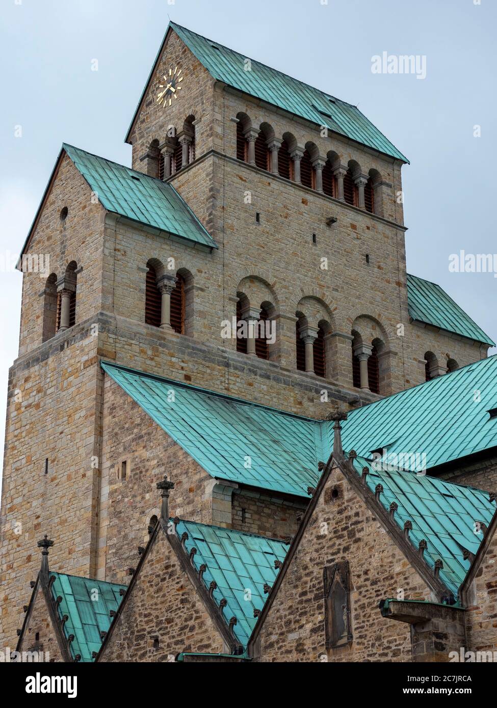 Hildesheimer Dom, Hildesheim, UNESCO-Weltkulturerbe, Niedersachsen, Deutschland Stockfoto