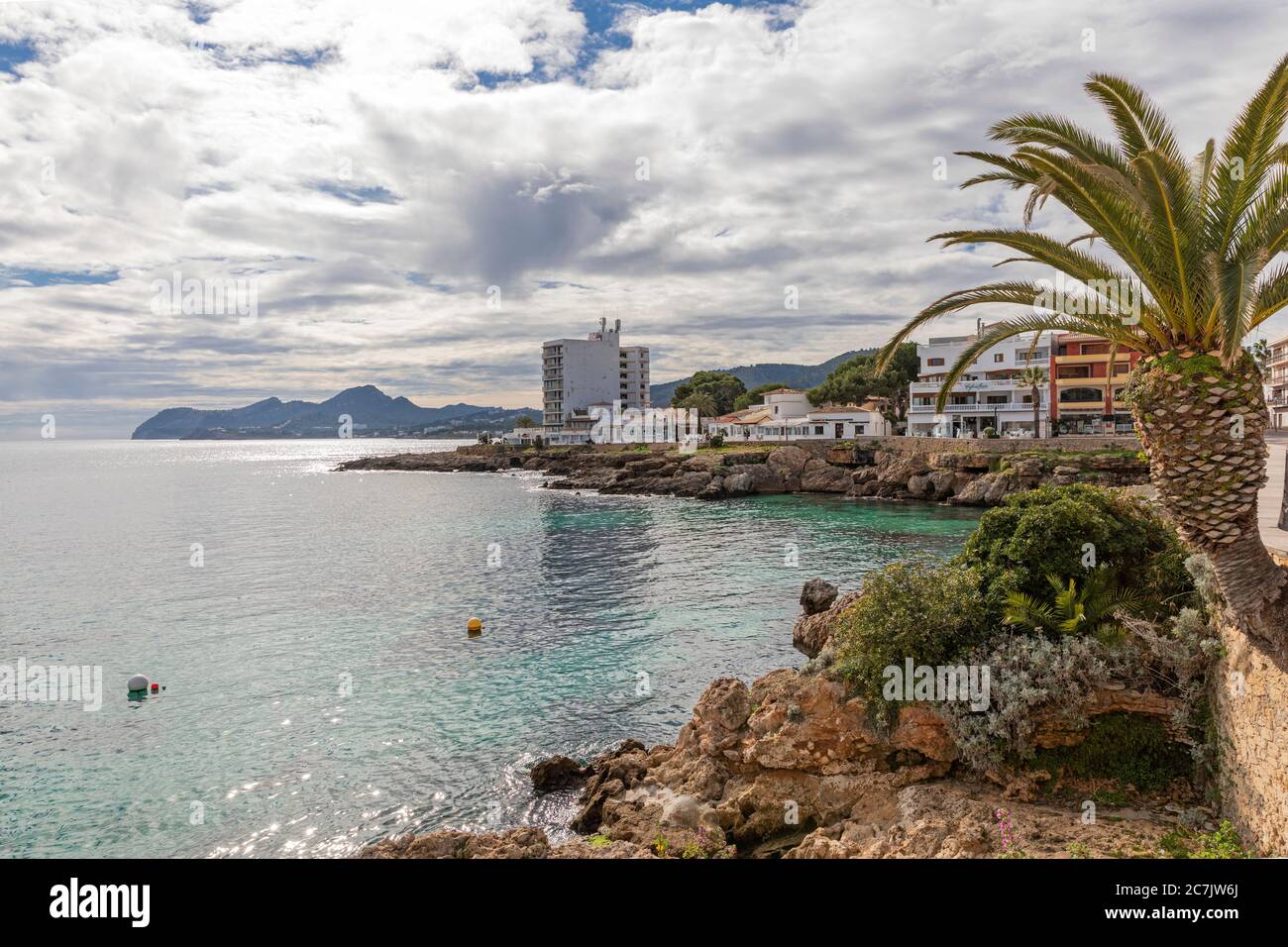 Am Wasser, Cala Ratjada, Mallorca Insel, Stockfoto