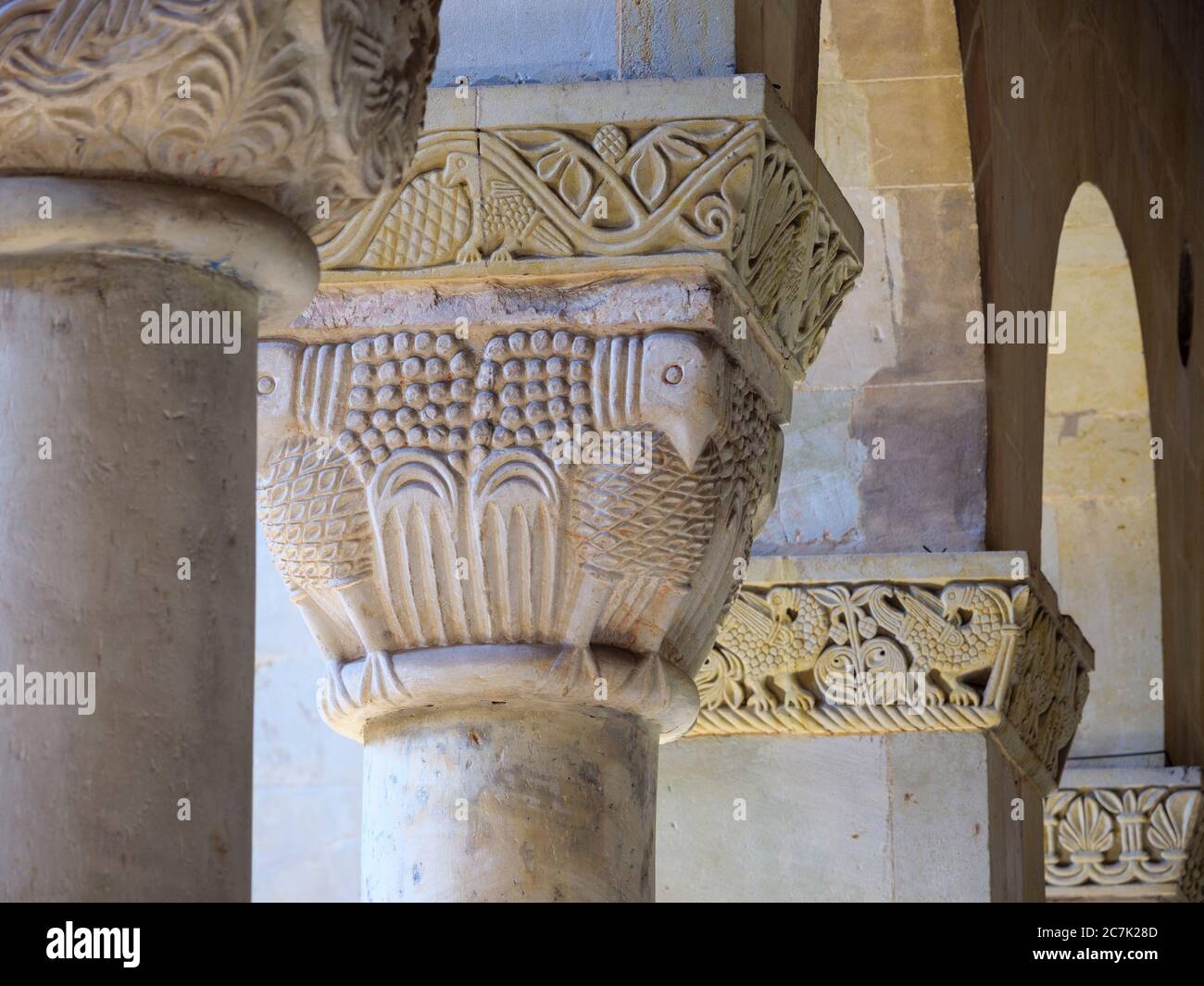 Stiftskirche, innen, Quedlinburg, UNESCO-Weltkulturerbe, Sachsen-Anhalt, Deutschland Stockfoto