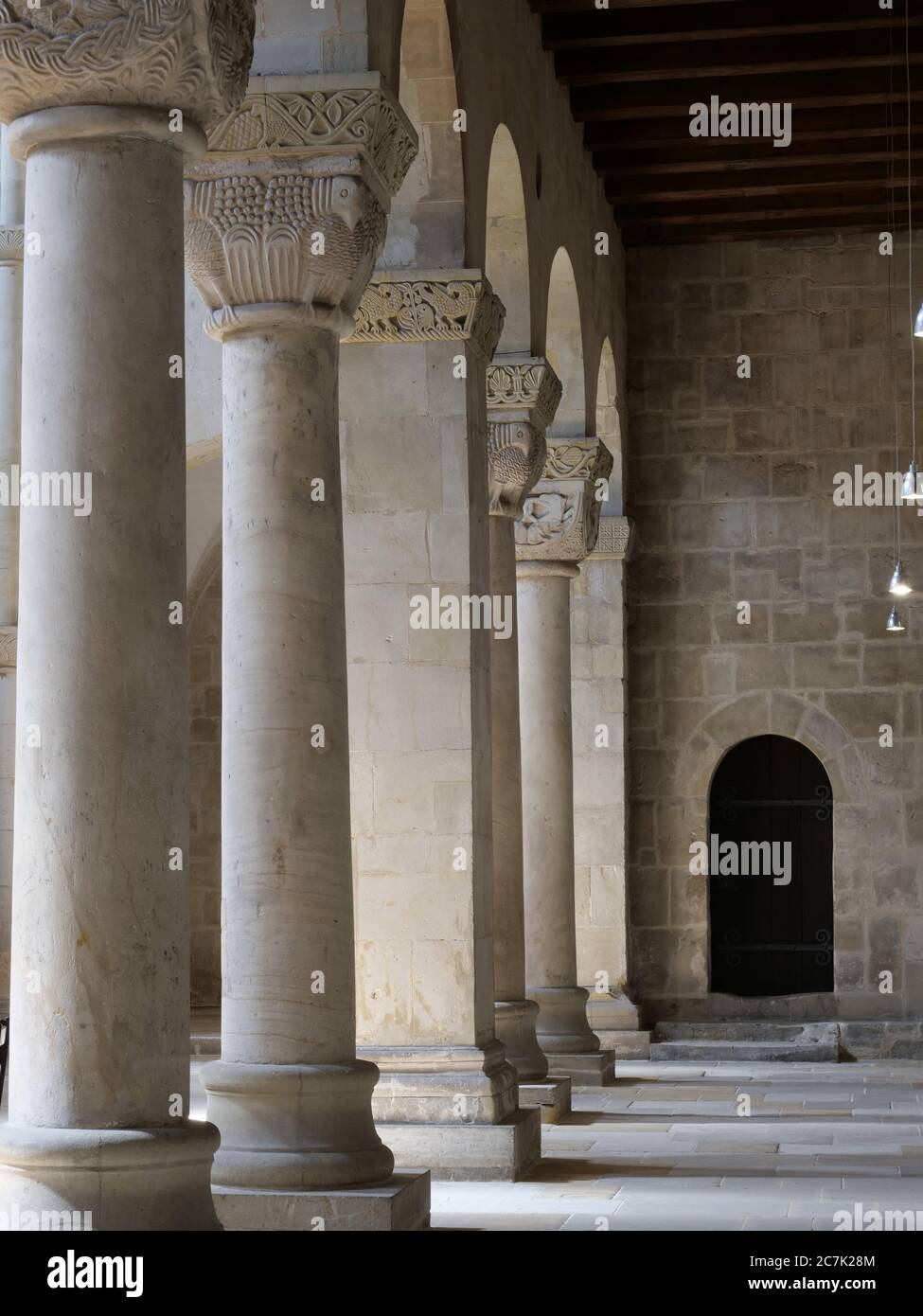 Stiftskirche, innen, Quedlinburg, UNESCO-Weltkulturerbe, Sachsen-Anhalt, Deutschland Stockfoto