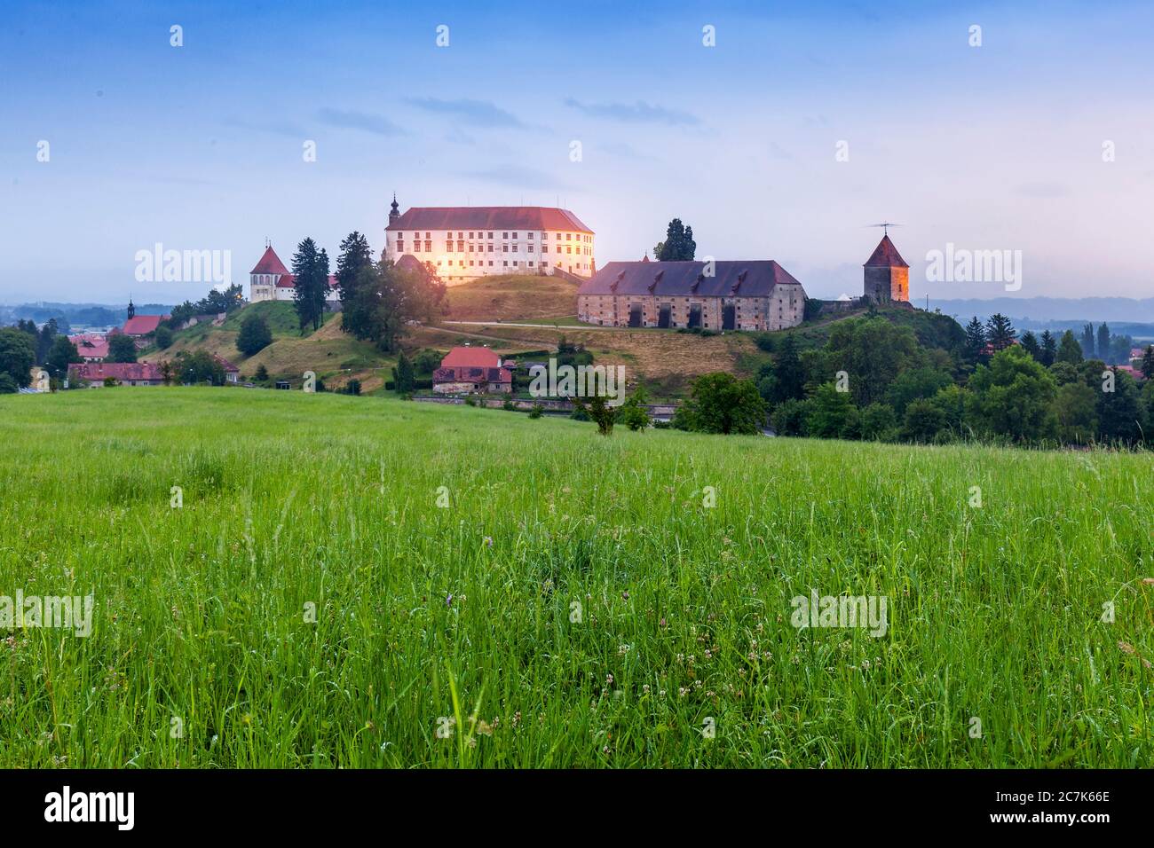 Ptuj (Pettau), das Schloss, Slowenische Steiermark, Slowenien Stockfoto