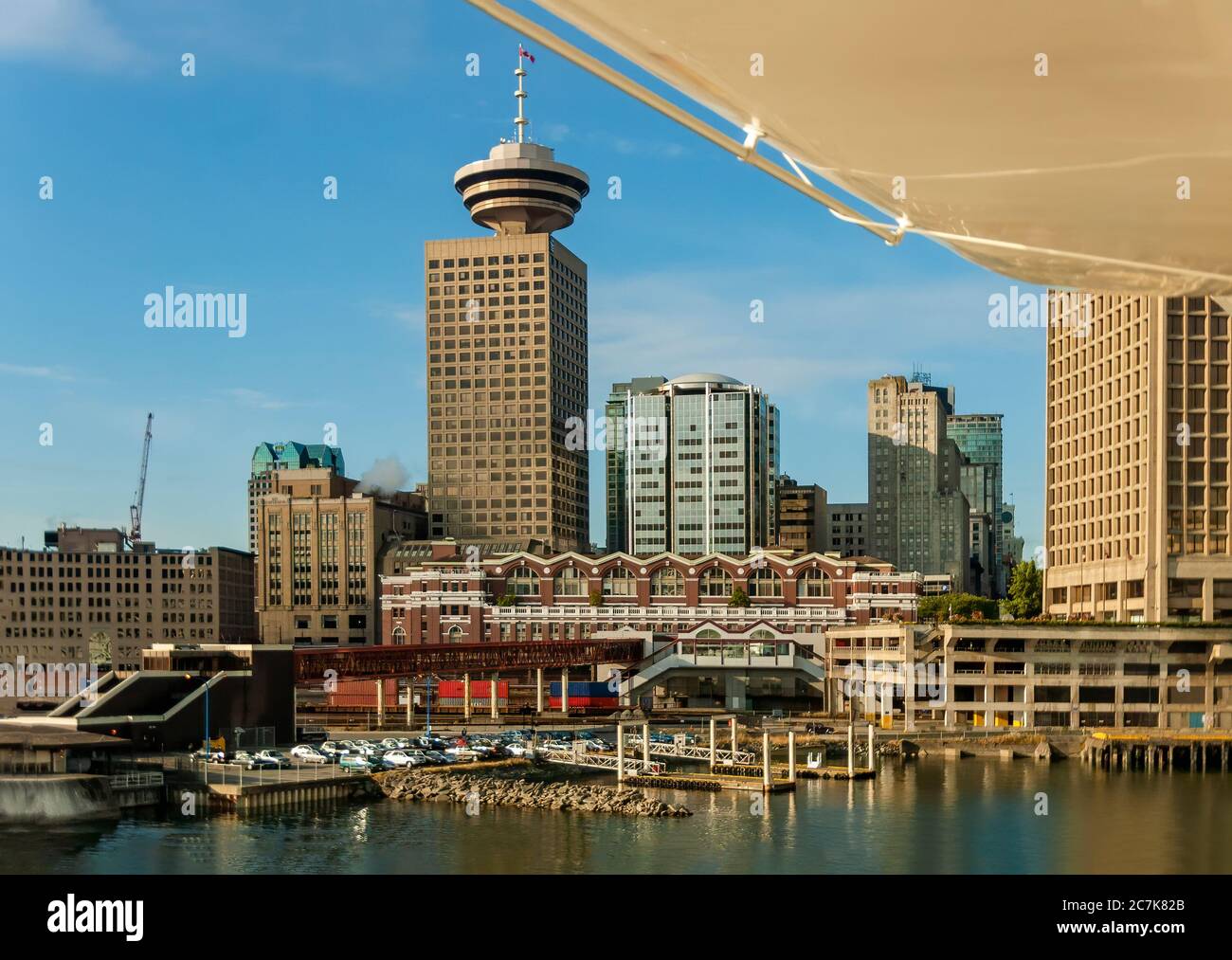 Vancouver, Kanada - 11. September 2010: Ankunft im Hafen in Vancouver, Kanada. Stockfoto