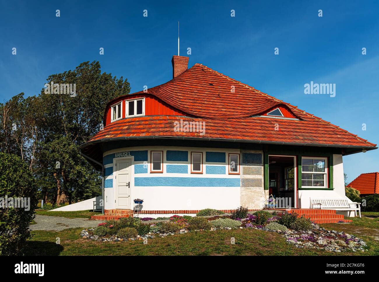 Asta Nielsen House, Hiddensee Island Stockfoto