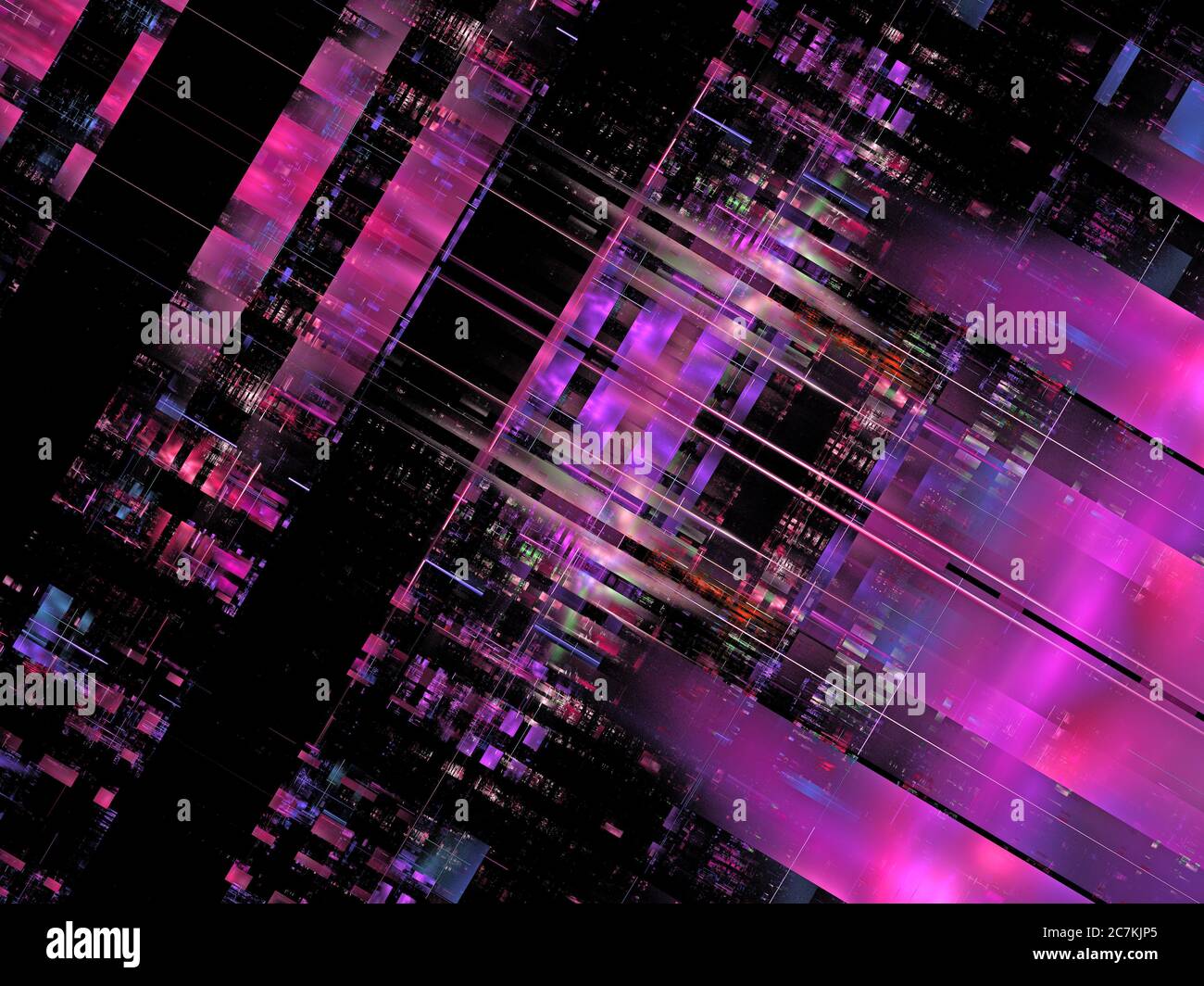 3-dimensionale grafische Gestaltungsstrukturen für die Themen Technik, Kommunikation, digitale Information Stockfoto