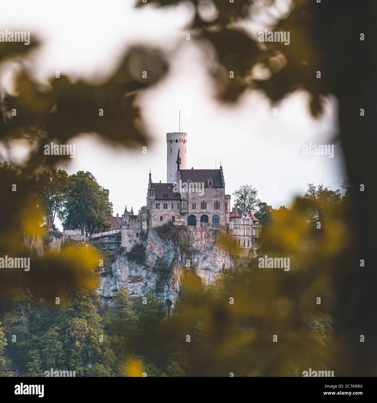 Schloss Lichtenstein, Lichtenstein, Schwäbische Alb, BadenWürttemberg, Deutschland, Europa