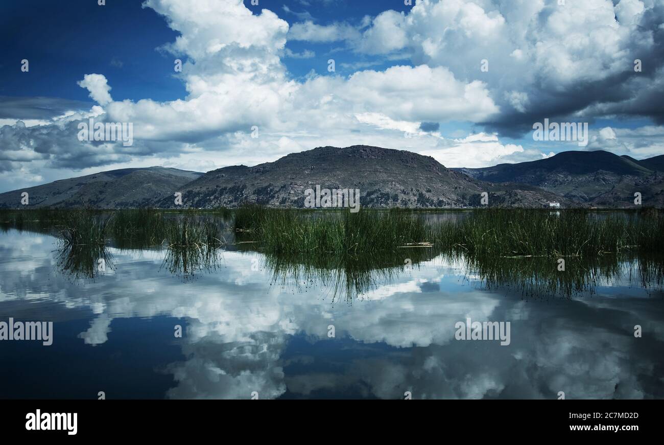 titicacasee, Puno, Peru, Südamerika Stockfoto