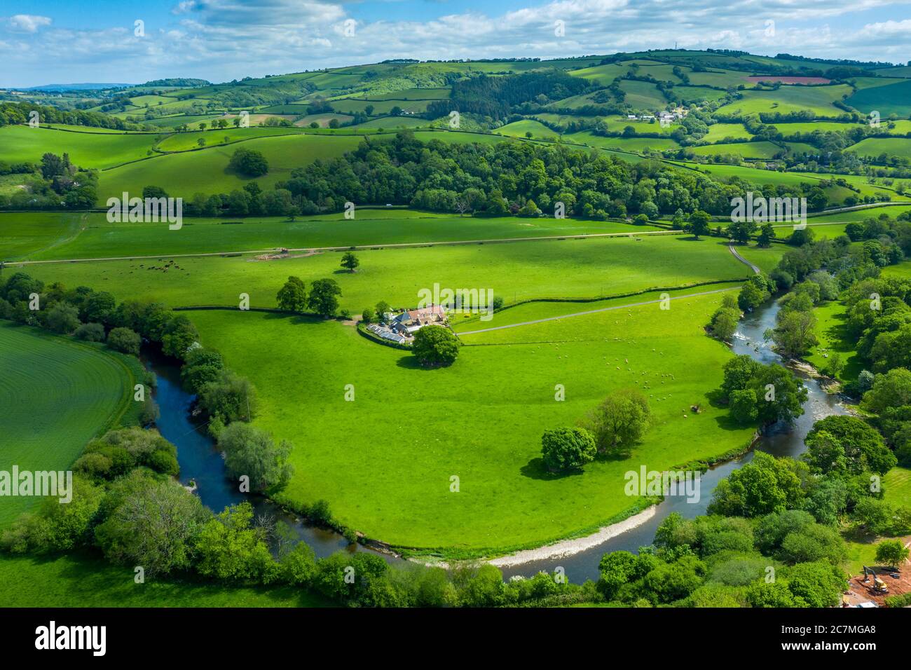 Frühling in Devon bei Tiverton, Devon, England, Vereinigtes Königreich, Europa Stockfoto
