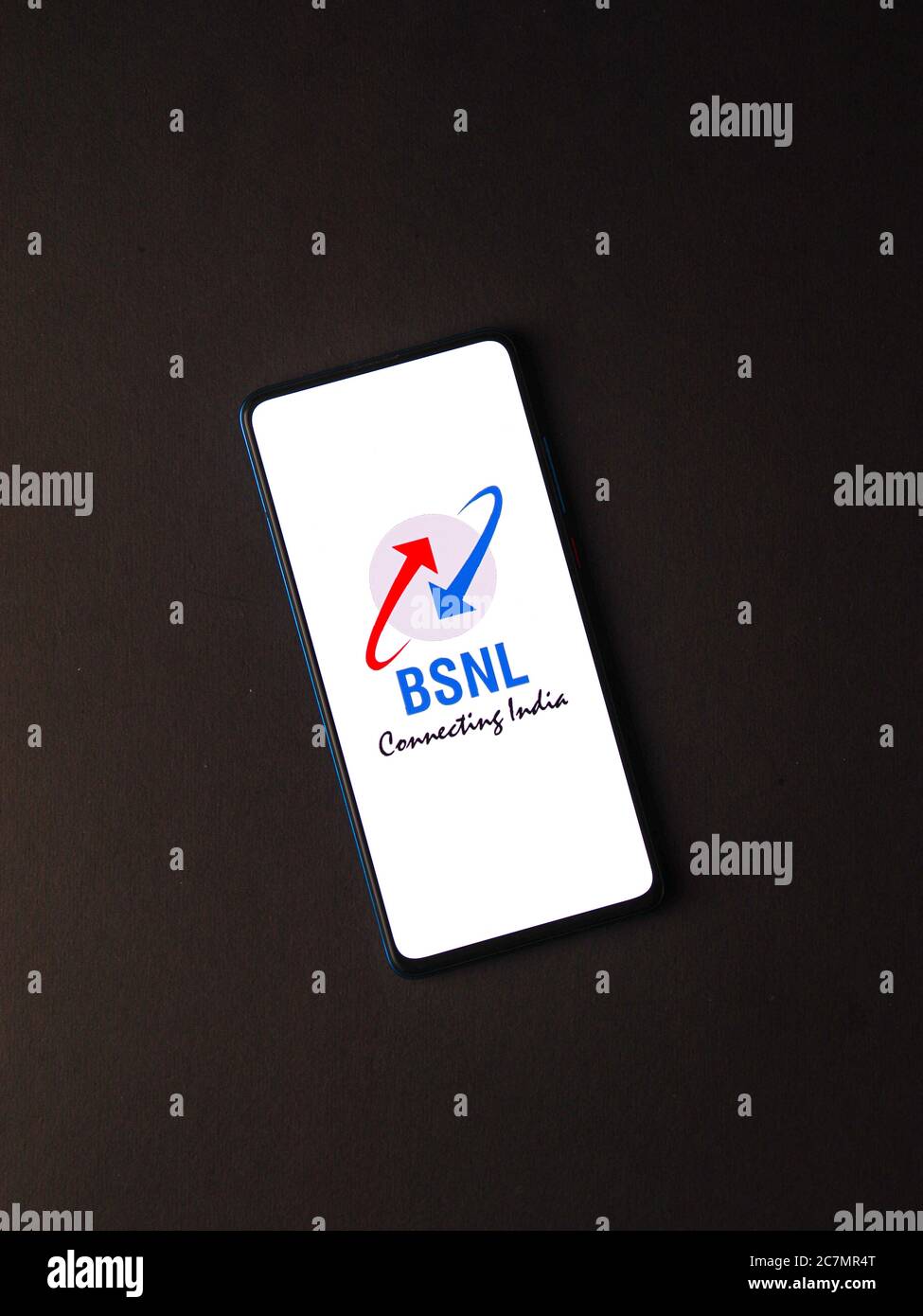 Assam, indien - 17. Juli 2020: BSNL indiens größtes Telekommunikationsunternehmen. Stockfoto