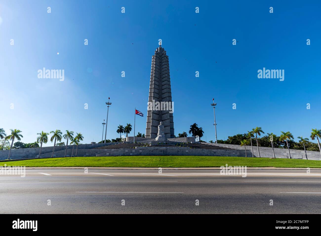 Jose Marti Memorial am Revolution Plaza in Havanna Stockfoto