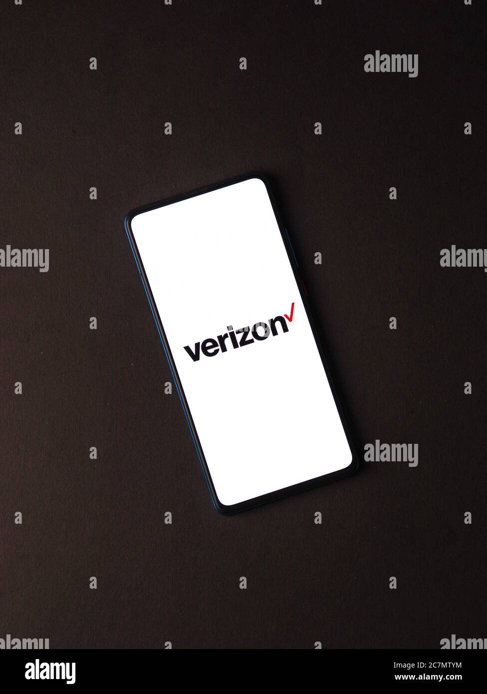 Assam, indien - 17. Juli 2020 : Verizon ein größtes Telekommunikationsunternehmen. Stockfoto