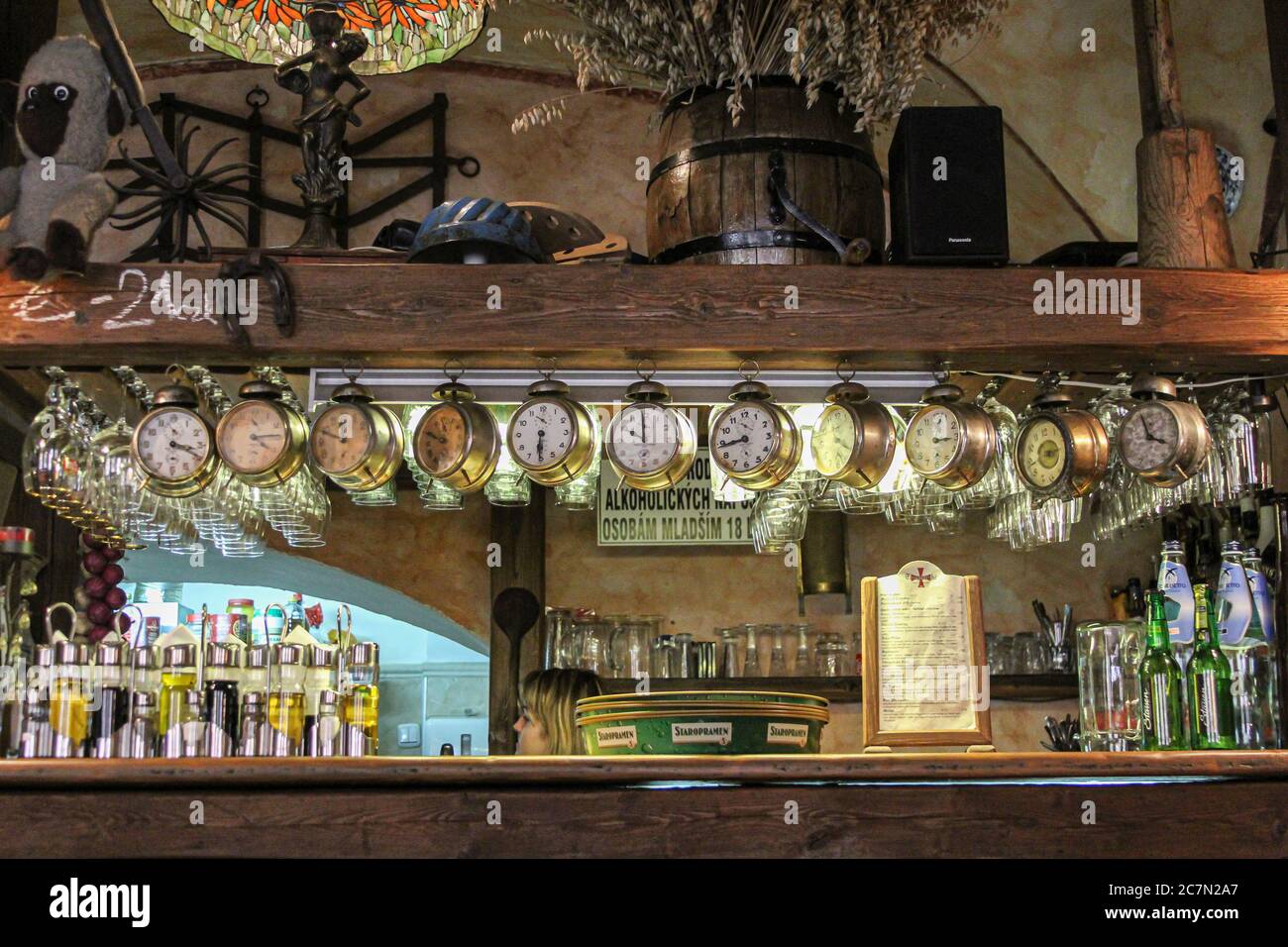 Praque, Tschechische Republik Straßenszenen Stockfoto