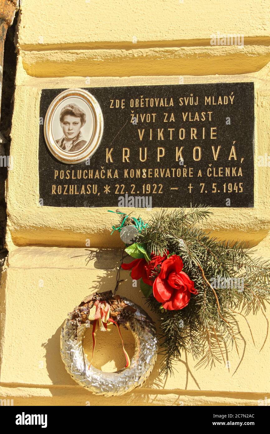 Praque, Tschechische Republik Straßenszenen Stockfoto