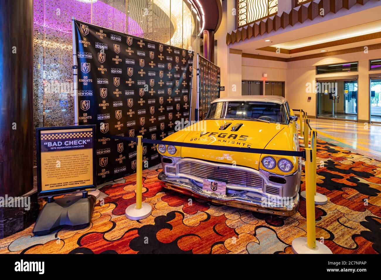 Las Vegas, 17. JULI 2020 - Innenansicht des New York New York Hotel & Casino Stockfoto