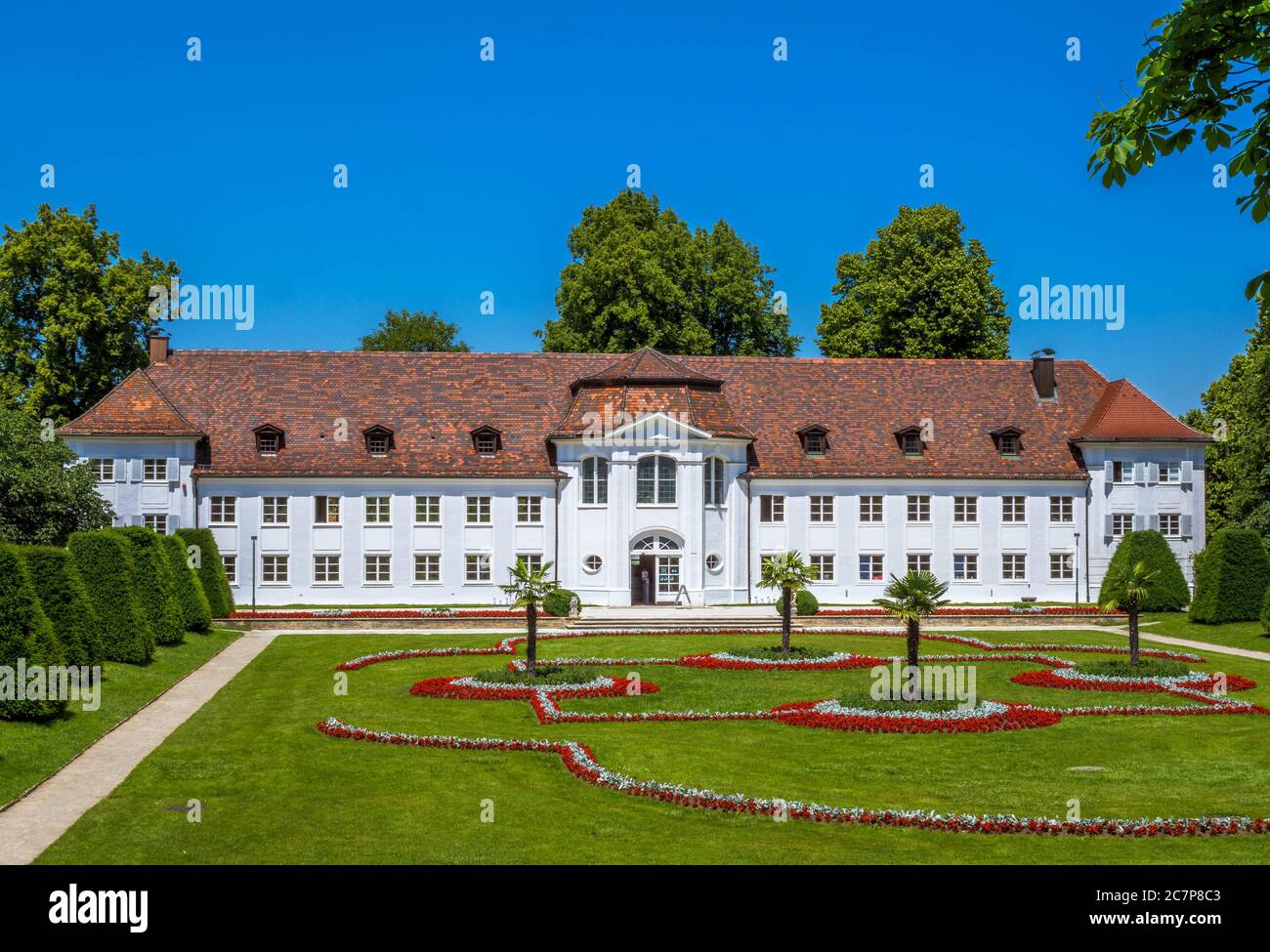 Hofgarten und Orangerie, Kempten im Allgäu, Bayern, Deutschland, Europa Stockfoto